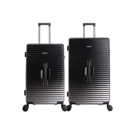 Zestaw walizek Saxoline Elite Trunk czarny set (M/L)
